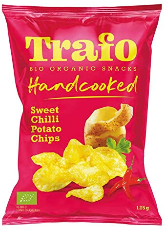 Trafo Hand Cooked Chips - Sweet Chili, 125g