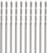 Hochgeschwindigkeitsstahl-Bohrer, 10-teiliges Hochgeschwindigkeitsstahl-Kobalt-Bohrer-Set, 1,75 Mm/0,07 Zoll Spiralbohrer, Kleine Zylinderschaft-Perlenbohrung, Stiftschraubstöcke