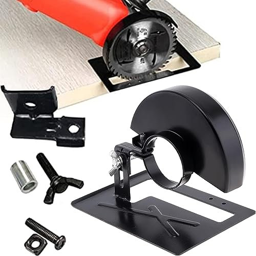 Vopetroy Angle Grinder Cover, 100-125mm Special Cutting Bracket Protective Cover, Stand Holder, Guard Shield, 1PACK