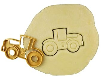 3DKOUPE - Emporte-pièce Tracteur - Thème de la Ferme - Couleur au choix - Conçu et fabriqué en Europe