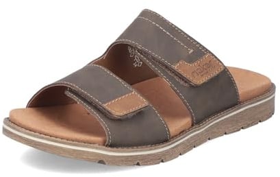 Rieker Herren Klassische Sandalen 24394, Männer Sandalen,Sommerschuhe,Freizeitschuhe,offene Schuhe,Strandschuhe,braun (25),41 EU / 7.5 UK