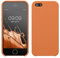 kwmobile Cover per Apple iPhone SE (1.Gen 2016) / iPhone 5 / iPhone 5S Custodia - Back Case per Smartphone in Silicone TPU - Protezione Gommata - albicocca calda