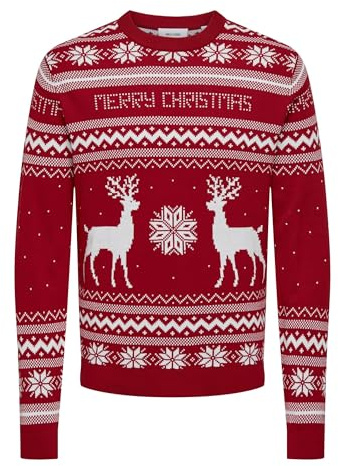 Only & Sons Herren Onsxmas Reg 5 Jaq Crew Knit Strickpullover (1er Pack)