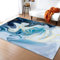 3D Gedruckter Teppich Rutschfester Teppich Für Wohnzimmer Schlafzimmer Bodenmatte Outdoor-Teppich Geburtstagsgeschenk Abstrakter Marmor 200 X 300 cm Weiche, rutschfeste Bodenmatte Für Küche, 8K3C-V1