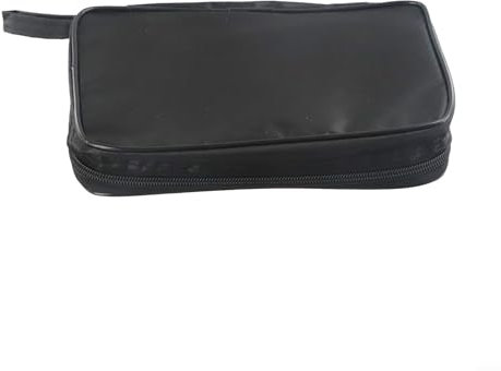 Custodia per multimetro, custodia in tessuto nero, custodia per multimetro digitale, impermeabile e antiurto, custodia per multi tester (XL)