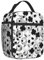 Mexpekil Football White Insulated Lunch Bag for Women Men Thermal Lunch Box Portable Picnic Cooler Bag with Side Mesh Pocket Adults Lunchbox for Work