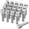Kit 20 Bulloni Ruota Filetto Lungo 40mm per Distanziali Ruota I M12x1,5x40mm I Sede Conica Chiave 17mm I Compatibili con BMW