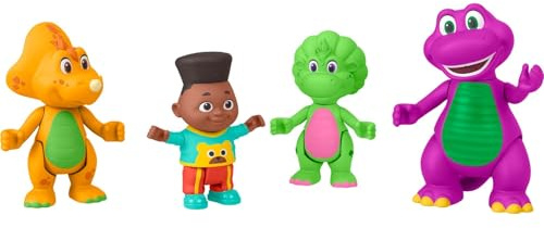Barney Spielzeugfiguren, 4 Stück, für Kinder ab 3 Jahren