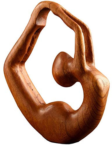 Statue handgefertigte Skulptur, Meditation Ruhe, Moderne Skulptur, Figur, Skulptur