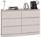 Beneli Kommode KASZMIR 120x30x75 cm | Schubladenkommode mit 6 Schubladen | Modernes Sideboard für Wohnzimmer, Schlafzimmer & Flur | Elegantes Design