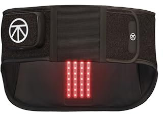 ThermBack LED by Therabody – 4-in-1 Back wrap with Heat, far Infrared, Vibration, and LED Light therapies for Fast-Acting Lower Back Pain Relief