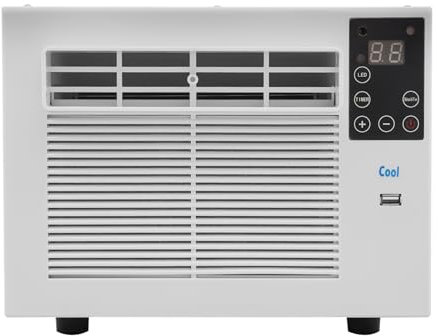 Aire Acondicionado Móvil 280W 220V Mini Aire Acondicionado Portátil Aire Acondicionado Aire Acondicionado Blanco Aire Acondicionado Pequeño Aire Acondicionado Enfriador para Hogar Oficina
