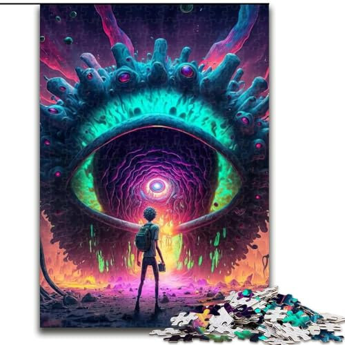 1000 Pieces Puzzle Gifts Monster World Jigsaw Puzzles for Adults 1000 Piece Perfect for Teenager & Families, Ideal (Szie 50x75cm)