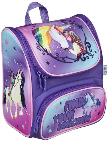Scooli - CUTIE Vorschulranzen - Hauptfach und Vortasche - gepolsterte Träger und Rücken - Ideal für Kinder ab 3 Jahren