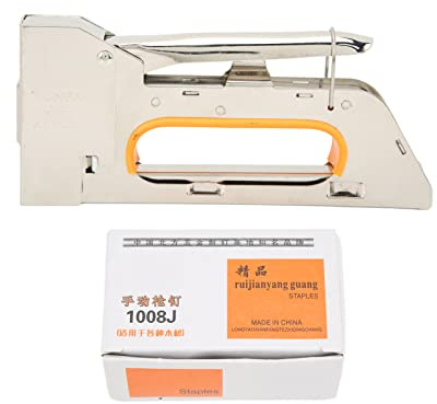 Staple Gun U Shape Heavy Duty Stainless Steel Manual Nail Gun 3 in 1 Professional Tool for Beehive and Nest Frame Binding with U Shaped Nails