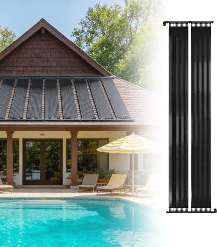 UISEBRT Solarkollektor Poolheizung 500x70 cm,Solarheizung Poolheizung Warmwasser Heizung,UV-beständiger Kunststoff,Solarmatte Heizmatte für Pools Schwimmbad