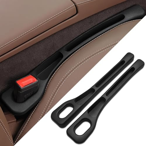 ONEMAJI 2PCS Car Seat Gap Filler Organiser for BMW i4 (G26 BEV) 2025 2026 Accessories, Vehicle Mounted Gap Leak Proof Filling Strip Storage Box