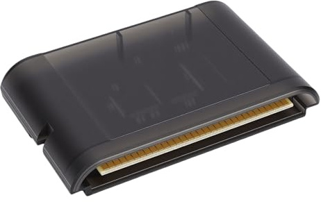 Jectse 4000-in-1-Spielkarte, Passend für Mega Drive MD1 MD2 MD3 CD X 32X-Originalspielkonsolen, mit 8-GB-Speicherkarte, für Master-System und 32X-Spiele (Durchscheinendes Schwarz)
