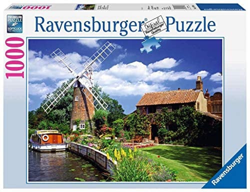 Ravensburger Puzzle 15786 - Malerische Windmühle - 1000 Teile