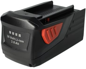 vhbw Akku kompatibel mit Hilti WSC 7.25-A36 Werkzeug (3000 mAh, Li-Ion, 36 V)