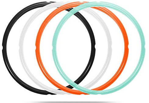 STYDDI 4 Pack 6qt Silicone Sealing Ring for Instant Pot, Replacement Seal Gasket for Instant Pot 6 Quart Model, Fits Duo 6, Lux 6, Duo Plus 6, Ultra 6, Nova 6