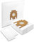MisterVac | compatible avec les sacs de rechange pour sacs d'aspirateur 20 pièces Hoover AT70_AT00 011 Athos