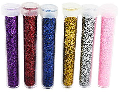 Glitter Tubes Töpfe Craft Nägel Dekoration DIY Nail Art Fun Fairy Dust Scrapbook von Zubehör Dachboden, rose