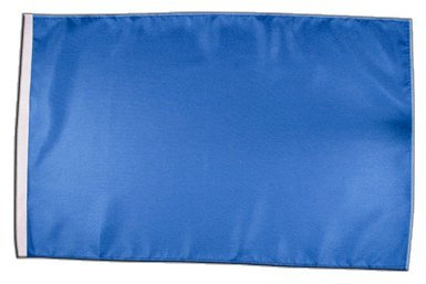 Flaggenfritze Flagge/Fahne Einfarbig Blau + gratis Sticker