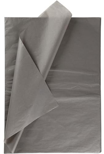 Seidenpapier, Blatt 50x70 cm, 14 g, grau, 25Blatt