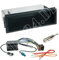 Einbauset : 1-DIN Ablagefach schwarz + ISO Radio Adapterkabel mit Phantomeinspeisung für VW Polo (N9) 2001 bis 2008 / VW Fox 04/2005 bis 12/2011 VW Lupo nur für Modelle mit Quadlock