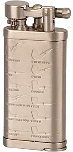 Passatore Pfeifenfeuerzeug Leonard nickel satin antik Sz, 56 g