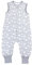 TupTam Baby Ganzjahresschlafsack mit Füßen - 2,5 TOG - OEKO-TEX - Unisex, Farbe: Wolken Grau, Größe: 92-98