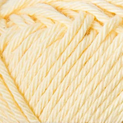 Ricorumi DK Wolle 100% Baumwolle Häkelgarn Häkelwolle 1 Knäul 25g Farbe (005 Vanille)