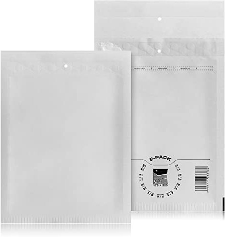 C3 100 St. Luftpolstertaschen Versandtaschen E-PACK C/3 Weiß 170×225 Luftpolsterumschlag