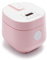 GreenLife 4-Cup Digital Rice Cooker, PFAS & PFOA-Free Removable Ceramic Dishwasher Safe Pot, Healthy Cooking Oats Grains & More, Auto Presets, Touch-screen, Delay & Keep Warm, Paddle Included, Pink