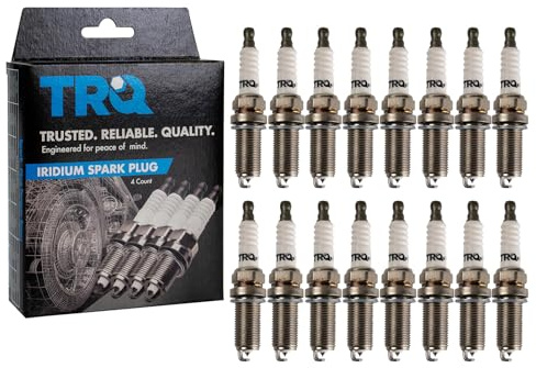 TRQ Chrysler Dodge Ram Jeep 5.7L Hemi Mercedes Benz 5.5L V8 Iridium Spark Plugs Engine Tune Up Ignition Kit 16 Piece Set