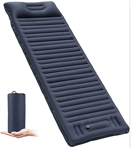 ZTBGY Matelas gonflable avec pompe électrique intégrée, lit gonflable portable King Size, matelas gonflable de luxe de qualité supérieure, matelas gonflable avec pompe à pied, matelas de camping sans