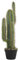 Beliani Kaktus Kunstpflanze grün 78 cm schwarzer Blumentopf Indoor Cactus