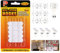 Ainiv 2-Packs 40 Hooks Mini Clear Light Clips with Adhesive Strips(Damage-Free Remove), Hanging Decorating Clips for String Fairy Lights, Multi-Function Self Adhesive Hooks for Home, Outdoor, Indoor