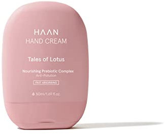 HAAN - Crema per le mani idratante, ad assorbimento rapido, ricaricabile al 97% con ingredienti di origine naturale. Tales di loto: