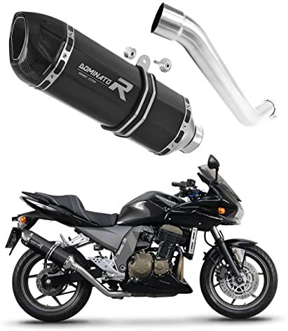 DOMINATOR Pot d'échappement Silencieux HP1 NOIR compatible avec Z750 2004-2006