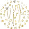 Diamday 42 Stück Ear Cuff Ohrringe Wrap Ohrringe für Damen Verstellbare Kettenohrringe Fake Helix Ohrringe Clip On Wrap Ohrringe Manschette Ohrclipr Ohrklemme Dangle Ohrring Set Gold