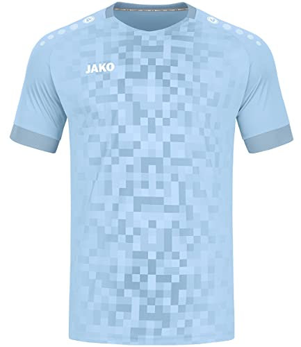 JAKO Herren Trikot Pixel (Kurzarm), Lightblue, XXL