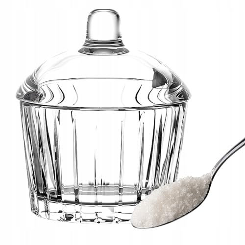 Altom Design Zuccheriera Venus in vetro, trasparente, 200 ml