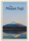 Jdheeh Mount Fuji Vintage-Reiseposter, Leinwand-Kunst-Poster, Wanddekoration, Poster, 20 x 30 cm