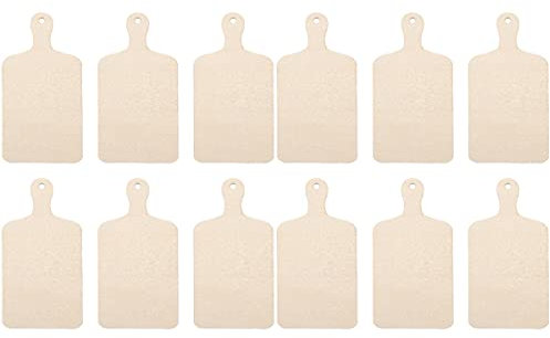 Operitacx Tagliere Con Mini Taglieri Per Da 12 Pezzi Tagliere in Legno Con Piccolo Tagliere Artigianale Per Tagliere Forniture Fai Da Te Cucina Cucina