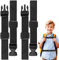 XIANGLONGY 2 Stück Verstellbarer Brustgurt Rucksack Kinder, Schulrucksack Brustgurt für Rucksack mit Schnellverschluss, rutschfest Rucksack Brustgurt für Joggen Wandern Außerhalb (Schwarz)