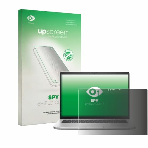 upscreen Blickschutzfolie für Dell Pro 14 Plus 2-in-1 PB14250 | Anti-Spy Displayschutz Made in Germany Privacy Screen Protector Sichtschutz Blaulichtfilter Klare Folie