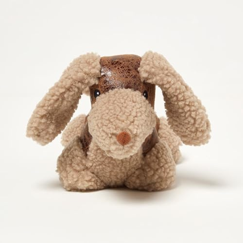 HOMESCAPES Fabric Door Stop Sausage Dog, Cute Weighted Fabric Animal Door Stopper for Home Decor Novelty, 1.5kg