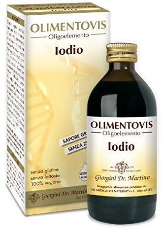 Dr Giorgini Integratore Alimentare, Iodio Olimentovis Liquido Analcoolico - 200 ml